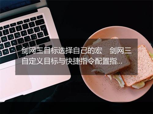 剑网三目标选择自己的宏　剑网三自定义目标与快捷指令配置指南